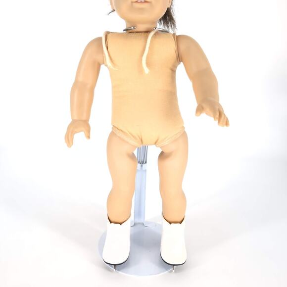 Unbranded White Rubber Doll Ice Skates Ice Skating Shoes for 18 Inch Dolls - GUC - Picture 1 of 13